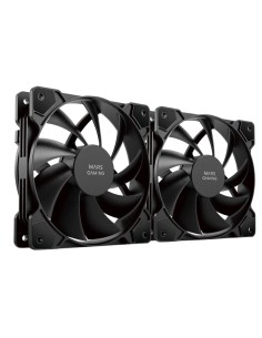 Ventilador caja mars gaming mfprox2 2 x 120mm negro