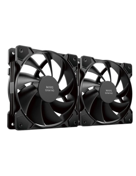 Ventilador caja mars gaming mfprox2 2 x 120mm negro