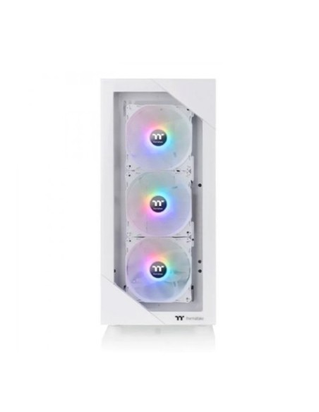 Caja ordenador gaming thermaltake view 200 tg snow atx 2 x usb 3.0 3 x 120mm argb