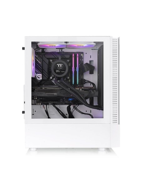 Caja ordenador gaming thermaltake view 200 tg snow atx 2 x usb 3.0 3 x 120mm argb Caja ordenador gaming thermaltake view 200 tg snow atx 2 x usb 3.0 3 x 120mm argb