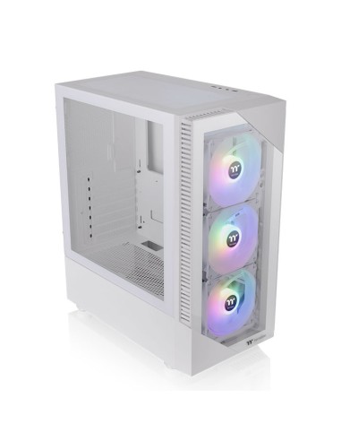 Caja ordenador gaming thermaltake view 200 tg snow atx 2 x usb 3.0 3 x 120mm argb