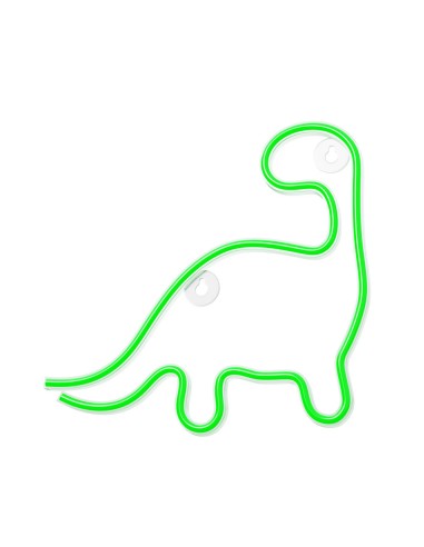 Lampara forever neon led dinosaur green