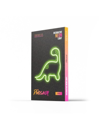 Lampara forever neon led dinosaur green