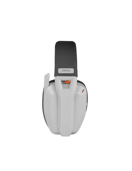 Auriculares gaming krom kanji inalambrico blanco