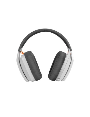 Auriculares gaming krom kanji inalambrico blanco
