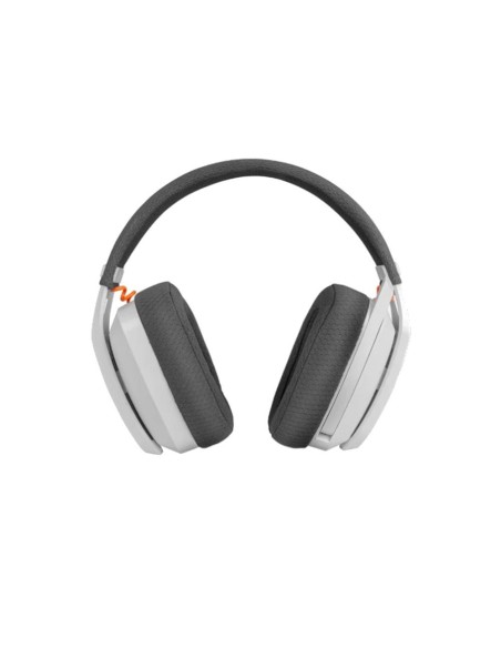 Auriculares gaming krom kanji inalambrico blanco