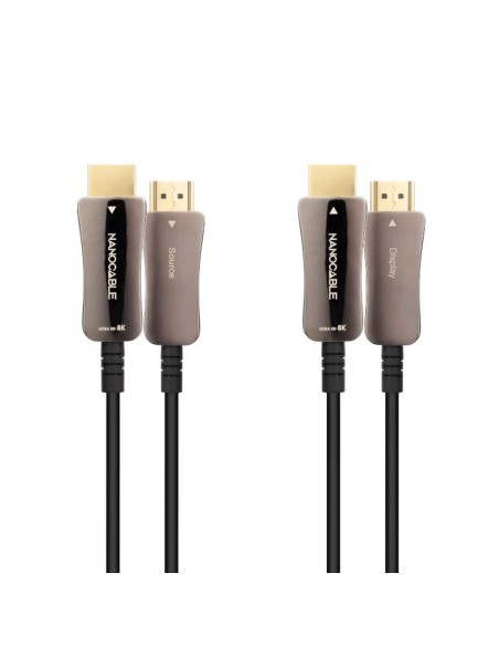 Cable hdmi 8k nanocable 10m - macho - macho fibra optica Cable hdmi 8k nanocable 10m - macho - macho fibra optica