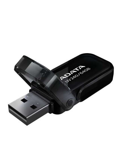 Memoria usb 2.0 adata uv240 64gb negro