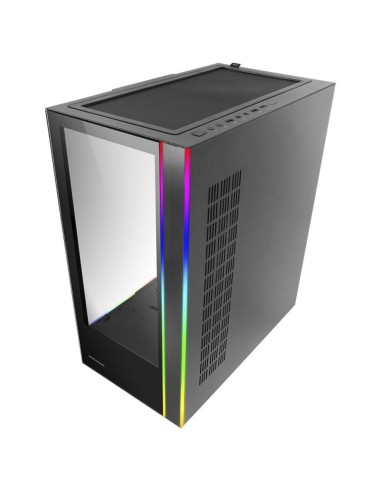 Caja ordenador mars gaming mcult e - atx cristal templado negro