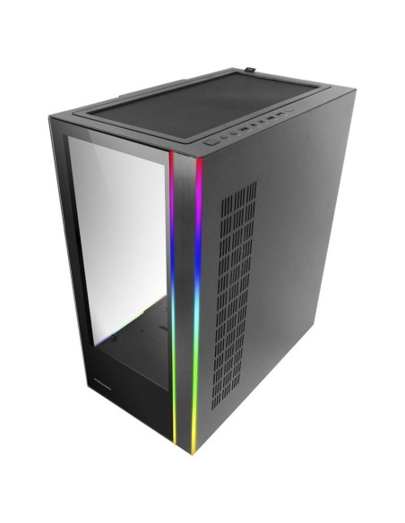 Caja ordenador mars gaming mcult e - atx cristal templado negro