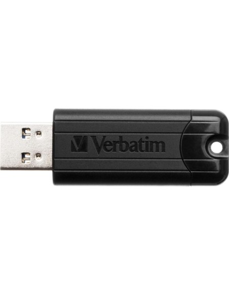 Memoria usb 3.2 verbatim pinstripe 64gb negro