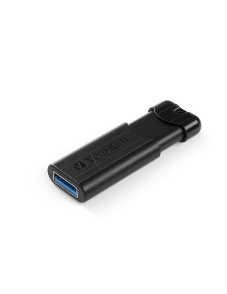 Memoria usb 3.2 verbatim pinstripe 64gb negro