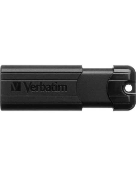 Memoria usb 3.2 verbatim pinstripe 64gb negro