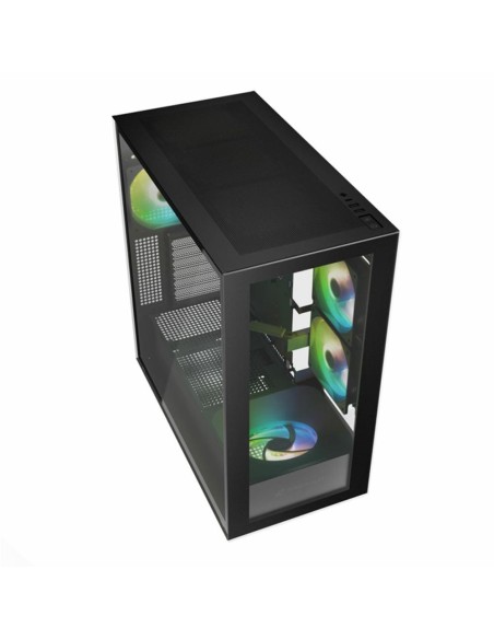 Caja ordenador gaming sharkoon rebel c60 atx cristal templado negro Caja ordenador gaming sharkoon rebel c60 atx cristal templado negro