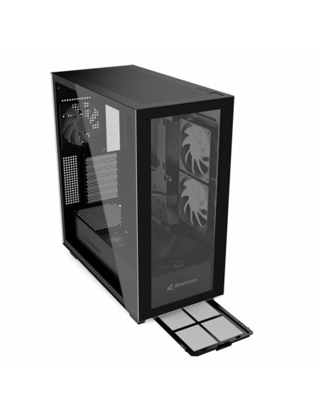 Caja ordenador gaming sharkoon rebel c60 atx cristal templado negro Caja ordenador gaming sharkoon rebel c60 atx cristal templado negro