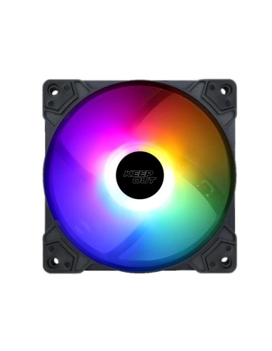 Ventilador cpu keep out xfc - 120f rgb 120mm negro