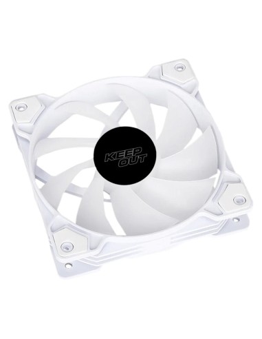 Ventilador caja keep out xfc - 120fw rgb 120mm blanco