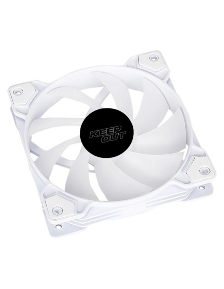 Ventilador caja keep out xfc - 120fw rgb 120mm blanco