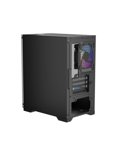 Caja ordenador gaming keep out xc - 201 glass matx argb cristal templado negro