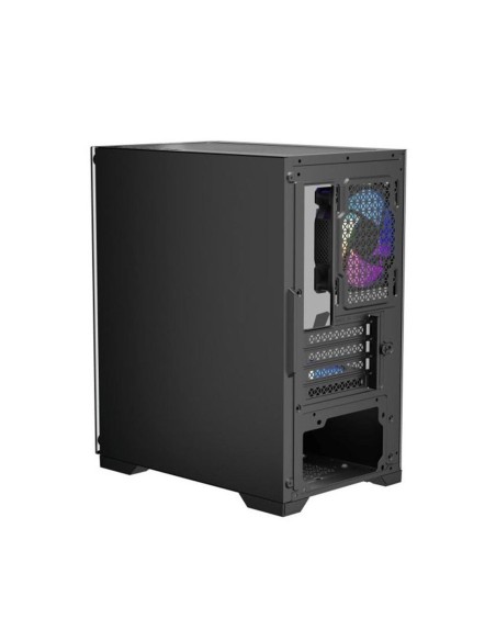Caja ordenador gaming keep out xc - 201 glass matx argb cristal templado negro