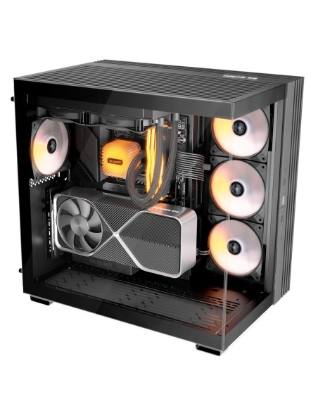 Caja ordenador gaming be quiet! light base 600 lx atx argb vidrio negra Caja ordenador gaming be quiet! light base 600 lx atx argb vidrio negra