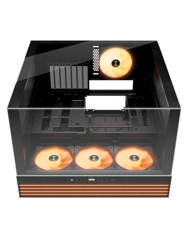 Caja ordenador gaming be quiet! light base 600 lx atx argb vidrio negra