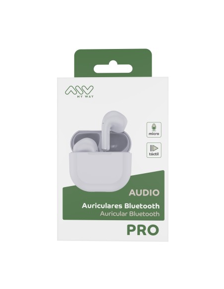 Auriculares myway mwhph0030 inalambrico blanco Auriculares myway mwhph0030 inalambrico blanco
