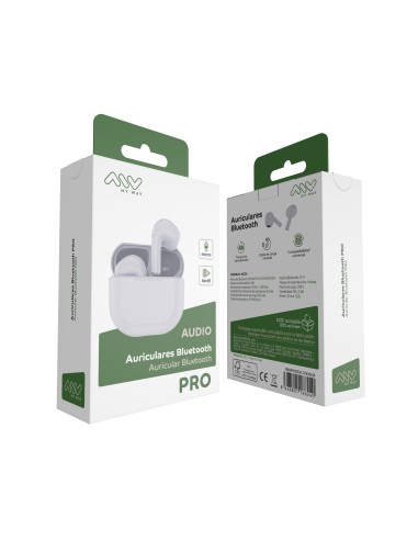 Auriculares myway mwhph0030 inalambrico blanco