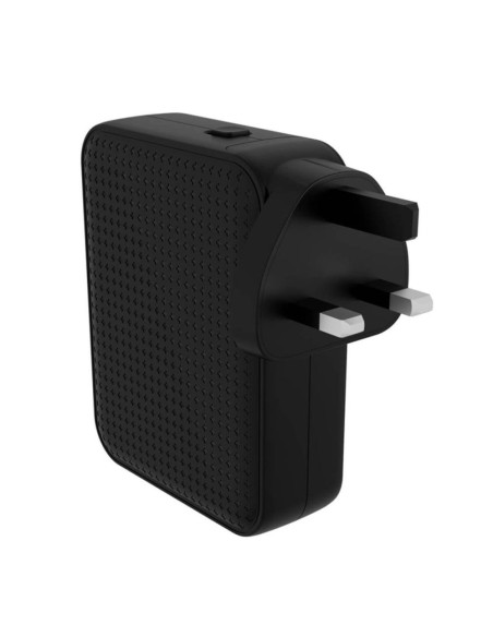 Cargador de pared ingles hyper 3 x usb tipo c 1 x usb tipo a negro Cargador de pared ingles hyper 3 x usb tipo c 1 x usb tipo a negro
