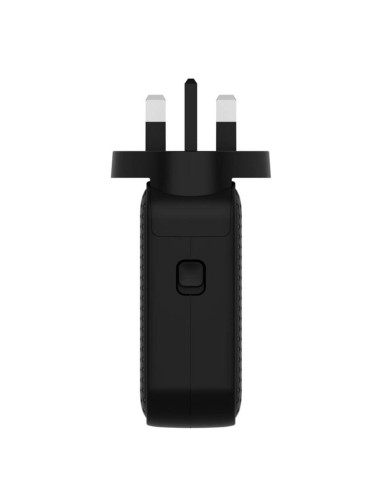 Cargador de pared ingles hyper 3 x usb tipo c 1 x usb tipo a negro