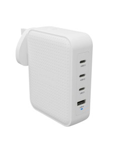 Cargador pared hyper hyperjuice 145w 1x usb tipo a 3x usb tipo c