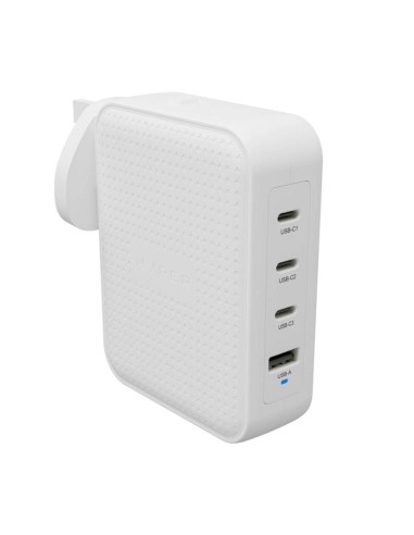 Cargador pared hyper hyperjuice 145w 1x usb tipo a 3x usb tipo c