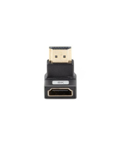 Adaptador hdmi 8k lanberg macho - hembra angulo abajo