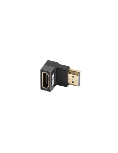 Adaptador hdmi 8k lanberg macho - hembra angulo abajo