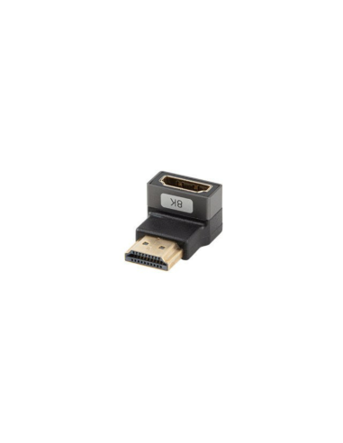 Adaptador hdmi 8k lanberg macho - hembra angulo abajo