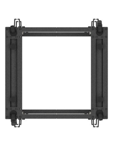 Armario lanberg abierto rack 19 pulgadas 15u - 600x600 negro
