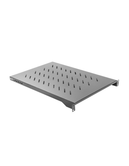Bandeja lanberg fija 1u 483x750mm hasta 15kg rack de 19 pulgadas negro