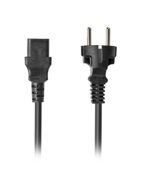 Cable schuko a c13 lanberg 1.8m - hembra - hembra - negro Cable schuko a c13 lanberg 1.8m - hembra - hembra - negro