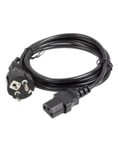 Cable de alimentacion lanberg schuko cee 7 - 7 a iec320 c13 vde 1.8m