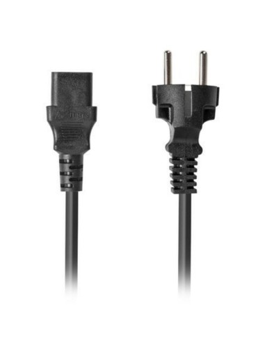 Cable de alimentacion lanberg schuko cee 7 - 7 a iec320 c13 vde 1.8m