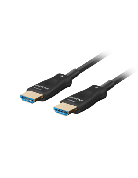 Cable hdmi aoc lanberg v2.1 m - m optico activo 8k 60hz 10m negro Cable hdmi aoc lanberg v2.1 m - m optico activo 8k 60hz 10m negro