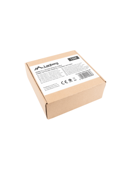Cable hdmi aoc lanberg v2.1 m - m optico activo 8k 60hz 10m negro Cable hdmi aoc lanberg v2.1 m - m optico activo 8k 60hz 10m negro