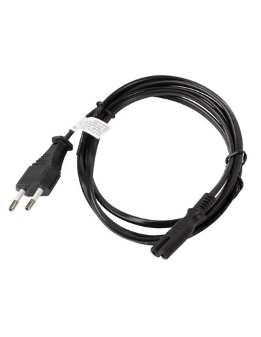 Cable alimentacion lanberg cee 7 - 16 a iec320 c7 negro 3m