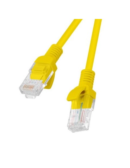 Cable red lanberg latiguillo cat.6 u - utp 1.5m amarillo fluke passed
