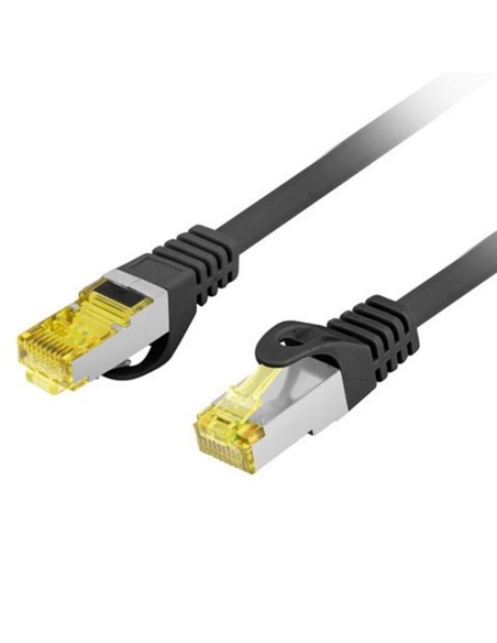 Cable red lanberg latiguillo cat.6a s - ftp lszh cu 1.5m negro fluke passed
