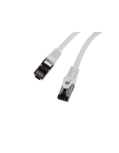 Cable red lanberg latiguillo cat.8.1 s - ftp lszh cu 0.5m gris fluke passed