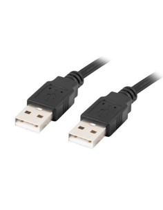 Cable usb 2.0 lanberg 0.5m - macho - macho - negro