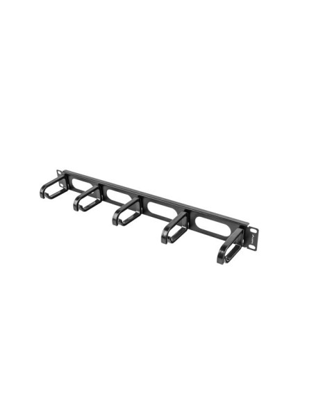 Organizador de cables lanberg 5 anillas 19 pulgadas 1u tipo b negro Organizador de cables lanberg 5 anillas 19 pulgadas 1u tipo b negro