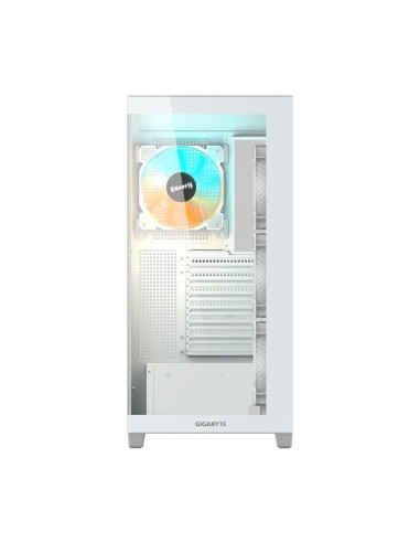 Caja ordenador gaming gigabyte c500 atx cristal templado blanca