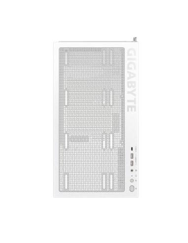 Caja ordenador gaming gigabyte c500 atx cristal templado blanca